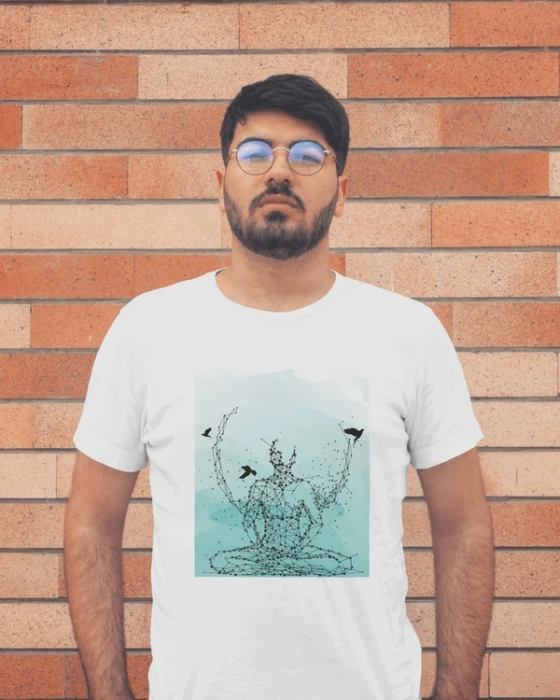 Yoga T Shirt - Male Round Neck Half Sleeve